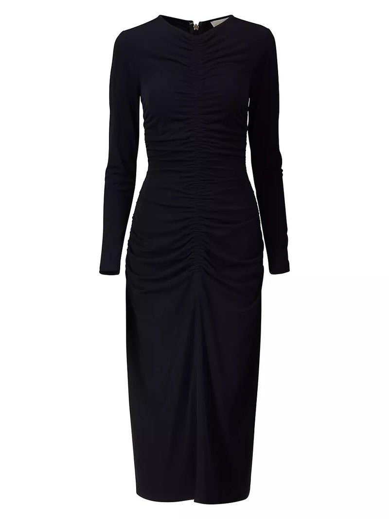 Ruched Body-Con Midi-Dress-Michael Kors-Maison Femme Boutique