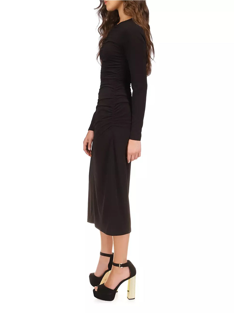 Ruched Body-Con Midi-Dress-Michael Kors-Maison Femme Boutique
