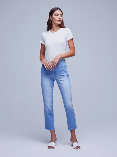 Sada Cropped Slim Jeans-L'Agence-Maison Femme Boutique
