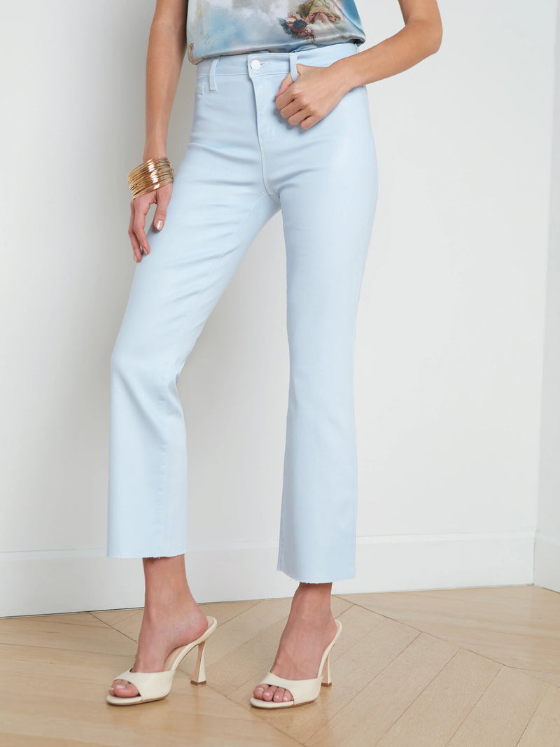 Kendra High- Waisted Crop Flare-L&