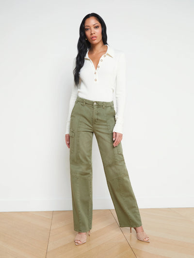 Brooklyn High Rise Cargo Jeans-L'Agence-Maison Femme Boutique