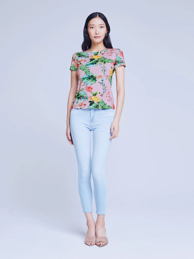Ressi Tee in Tropical Floral-L'Agence-Maison Femme Boutique