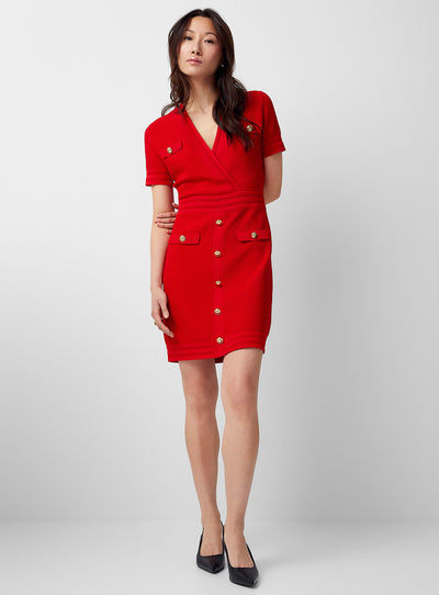 Scarlet Knit Dress-Michael Kors-Maison Femme Boutique