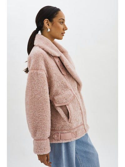 Badu Faux Shearling Jacket-LAMARQUE-Maison Femme Boutique