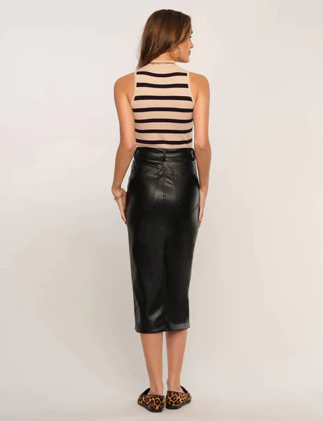 Jae Faux Leather Skirt-Heartloom-Maison Femme Boutique