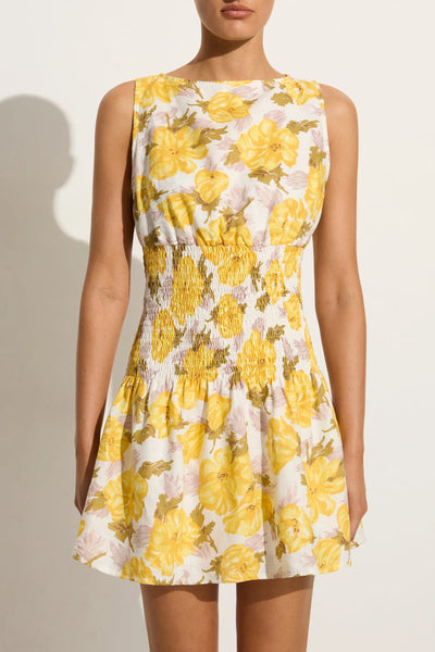 Novalee Linen Mini Dress-Faithfull The Brand-Maison Femme Boutique