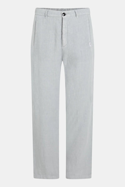 Linen Trousers (Grey)-PENN & INK-Maison Femme Boutique