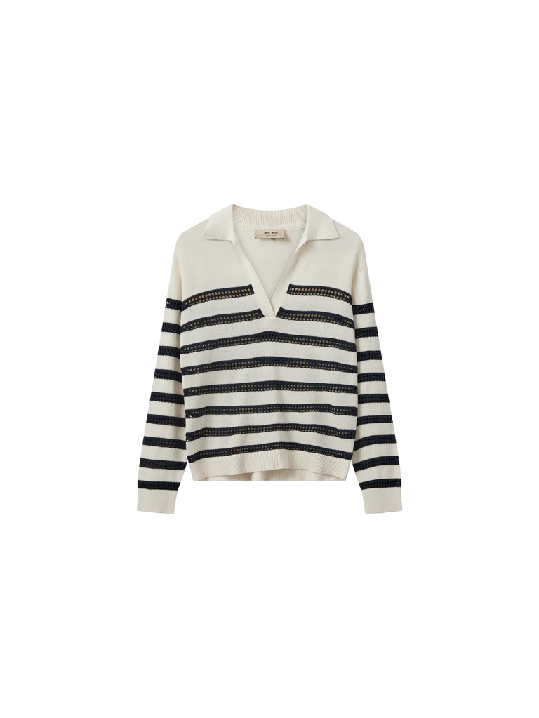 Rora Stripe Knit Sweater-Mos Mosh-Maison Femme Boutique