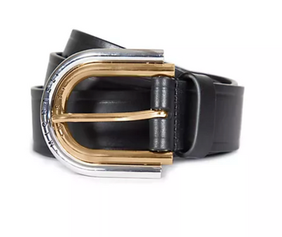 Two-Toned Leather Belt-Michael Kors-Maison Femme Boutique