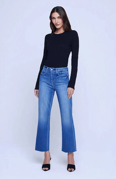 Wanda High Rise Cropped Wide Leg-L'Agence-Maison Femme Boutique