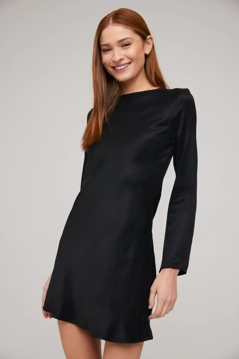 Long Sleeve Bias Mini Dress-Bella Dahl-Maison Femme Boutique