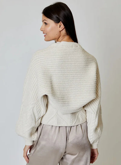 Nia Shrug Sweater Combo-DH New York-Maison Femme Boutique