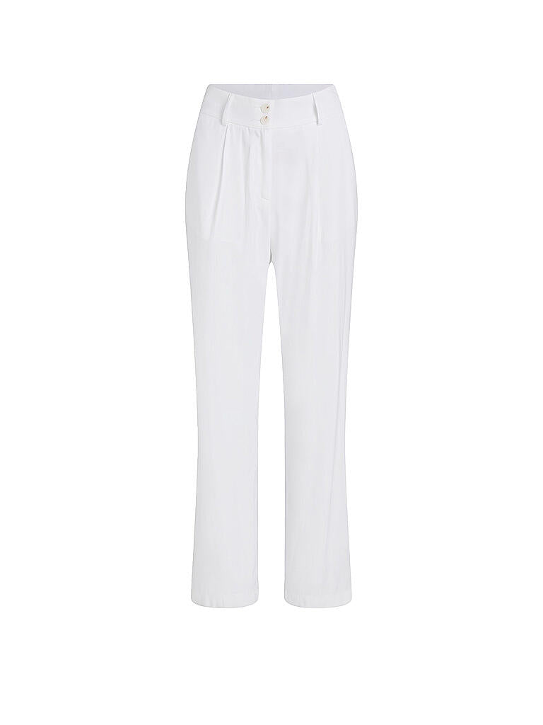 White Trousers-PENN & INK-Maison Femme Boutique