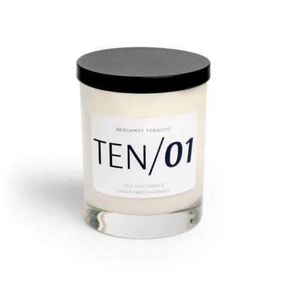 Candle Bergamot Tabacco-Ten01-Maison Femme Boutique