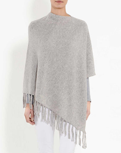 Fine Knit Cashmere Poncho-Repeat-Maison Femme Boutique