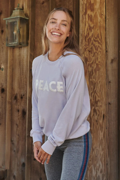 Peace Old School Sweatshirt-Spiritual Gangster-Maison Femme Boutique