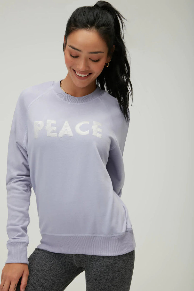 Peace Old School Sweatshirt-Spiritual Gangster-Maison Femme Boutique